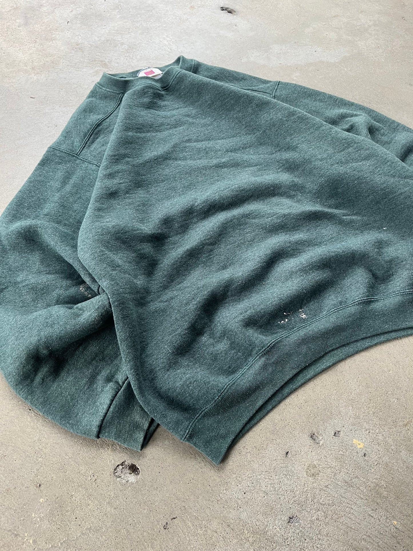 M - Vintage Green Russell Sweatshirt