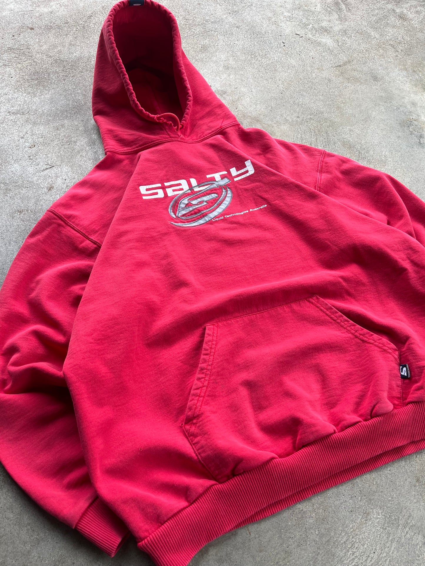 Vintage Salty Surf Hoodie - L