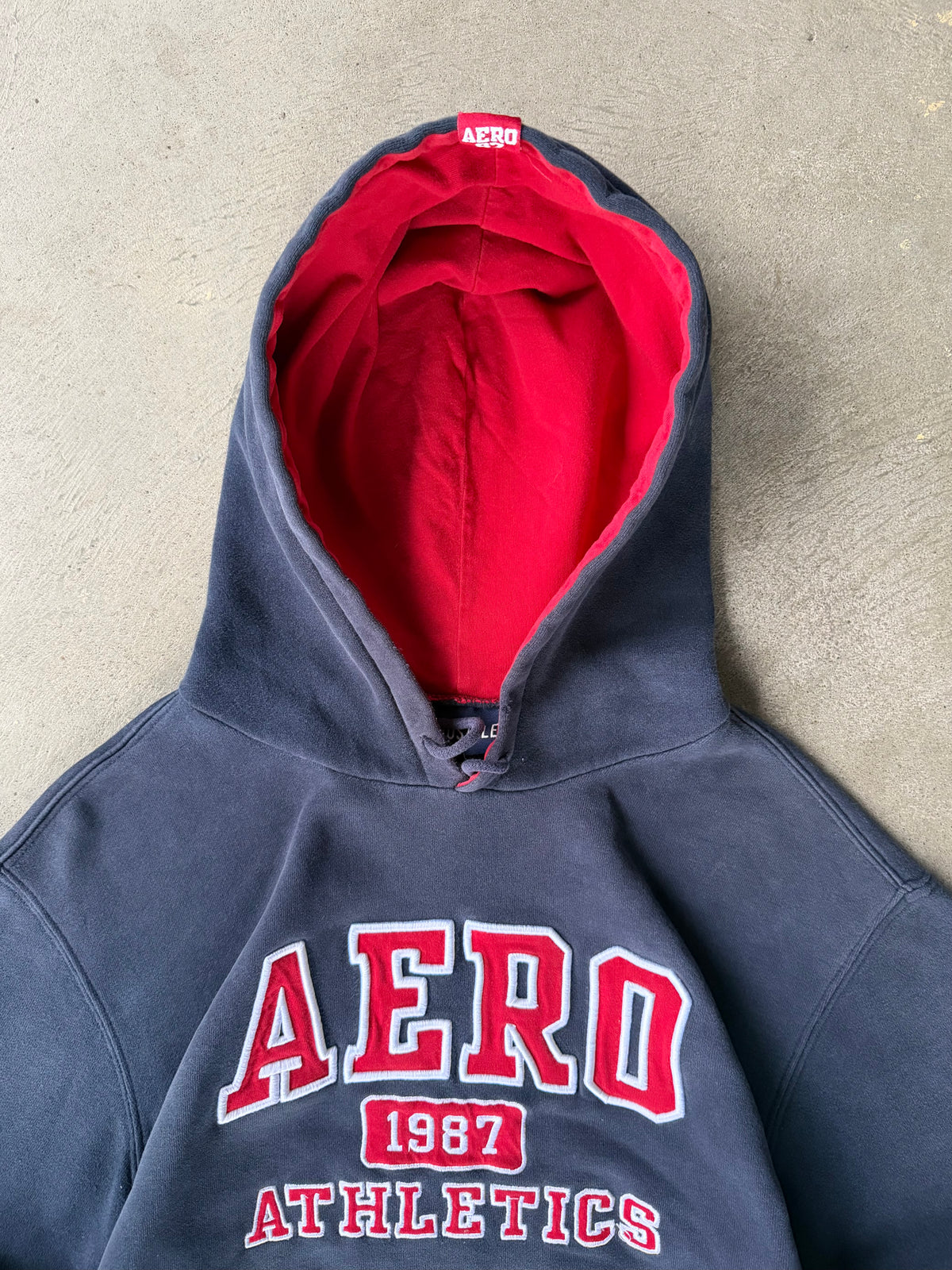 Vintage Aeropostale Athletics Hoodie - L
