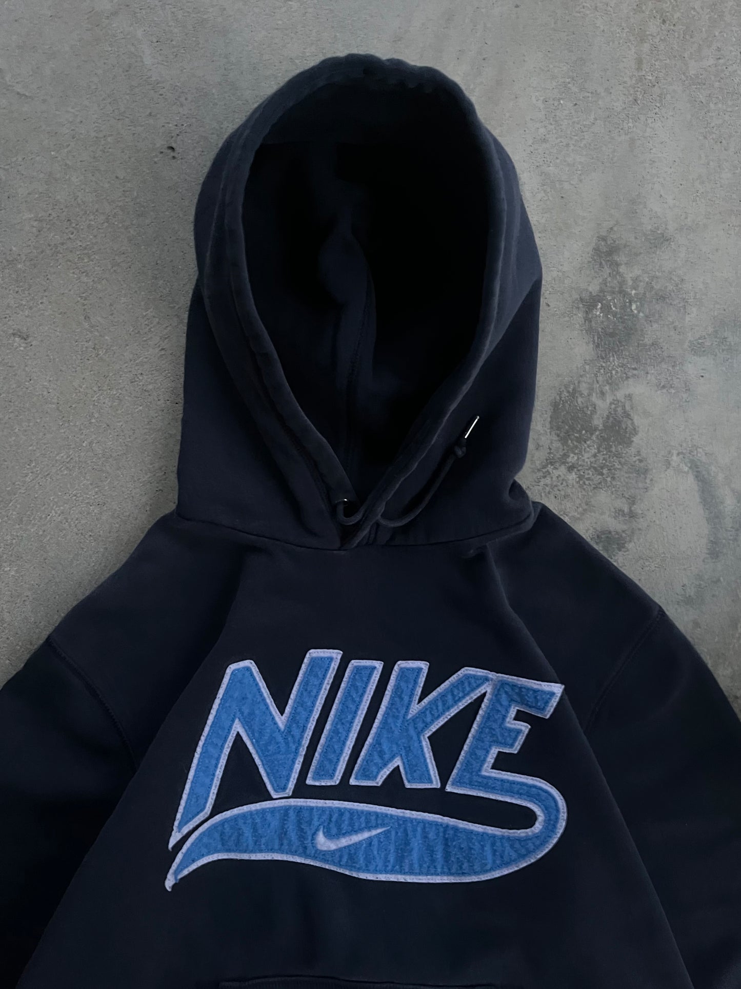 Vintage Nike Center Swoosh Hoodie - L