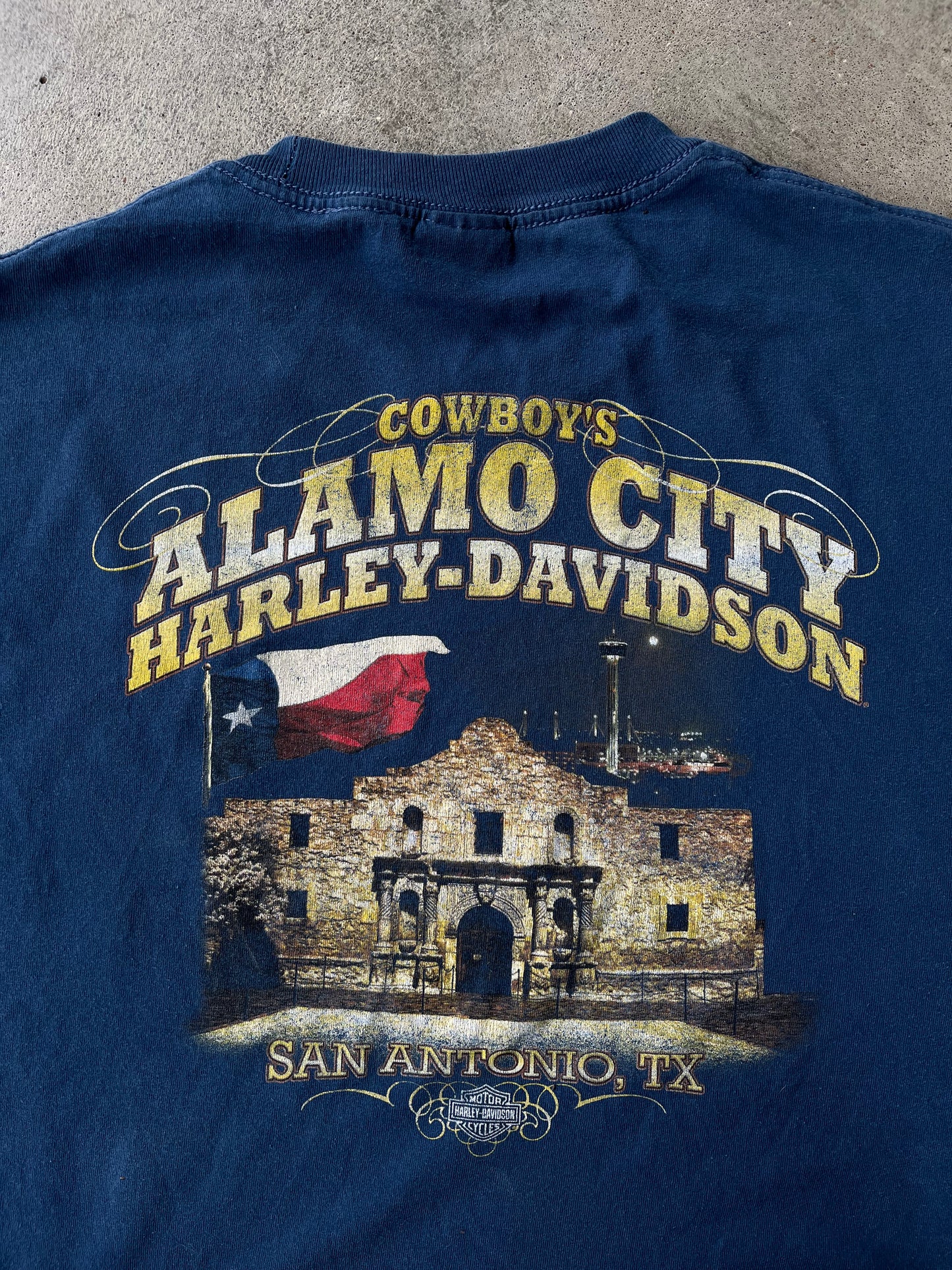 Vintage Harley Davidson Boxy Pocket Tee - XL