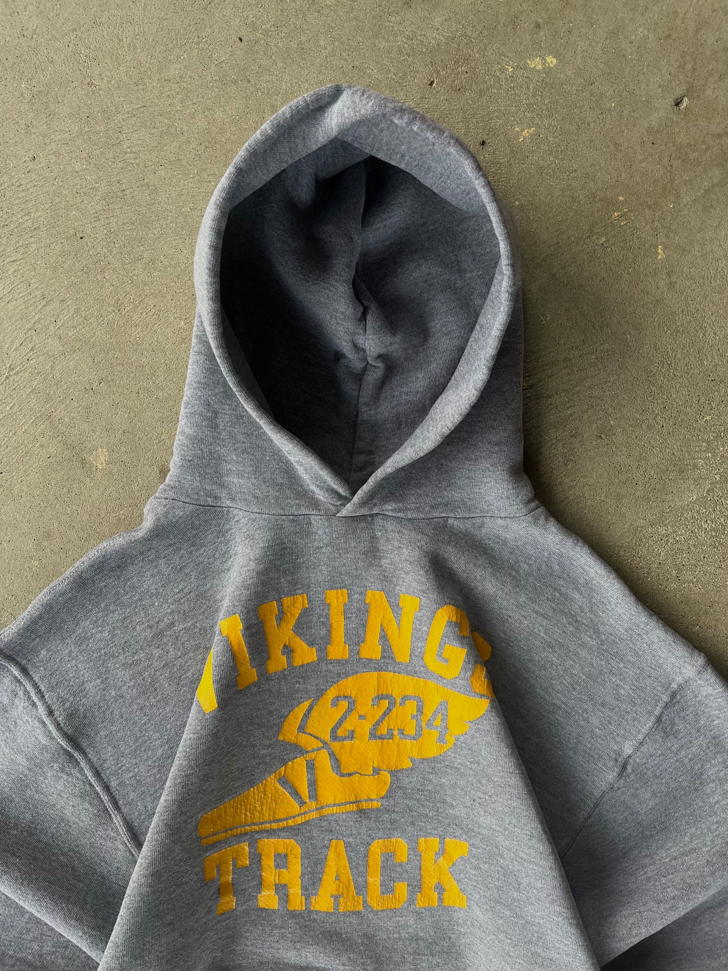 Vintage Russell Athletic Track Hoodie - M
