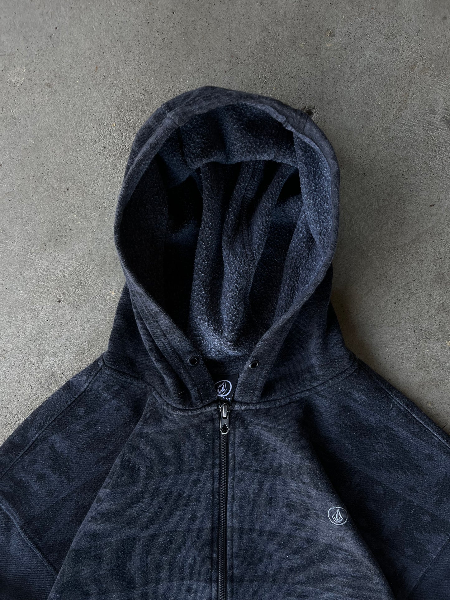 Vintage Volcom Zip Up Hoodie - XL