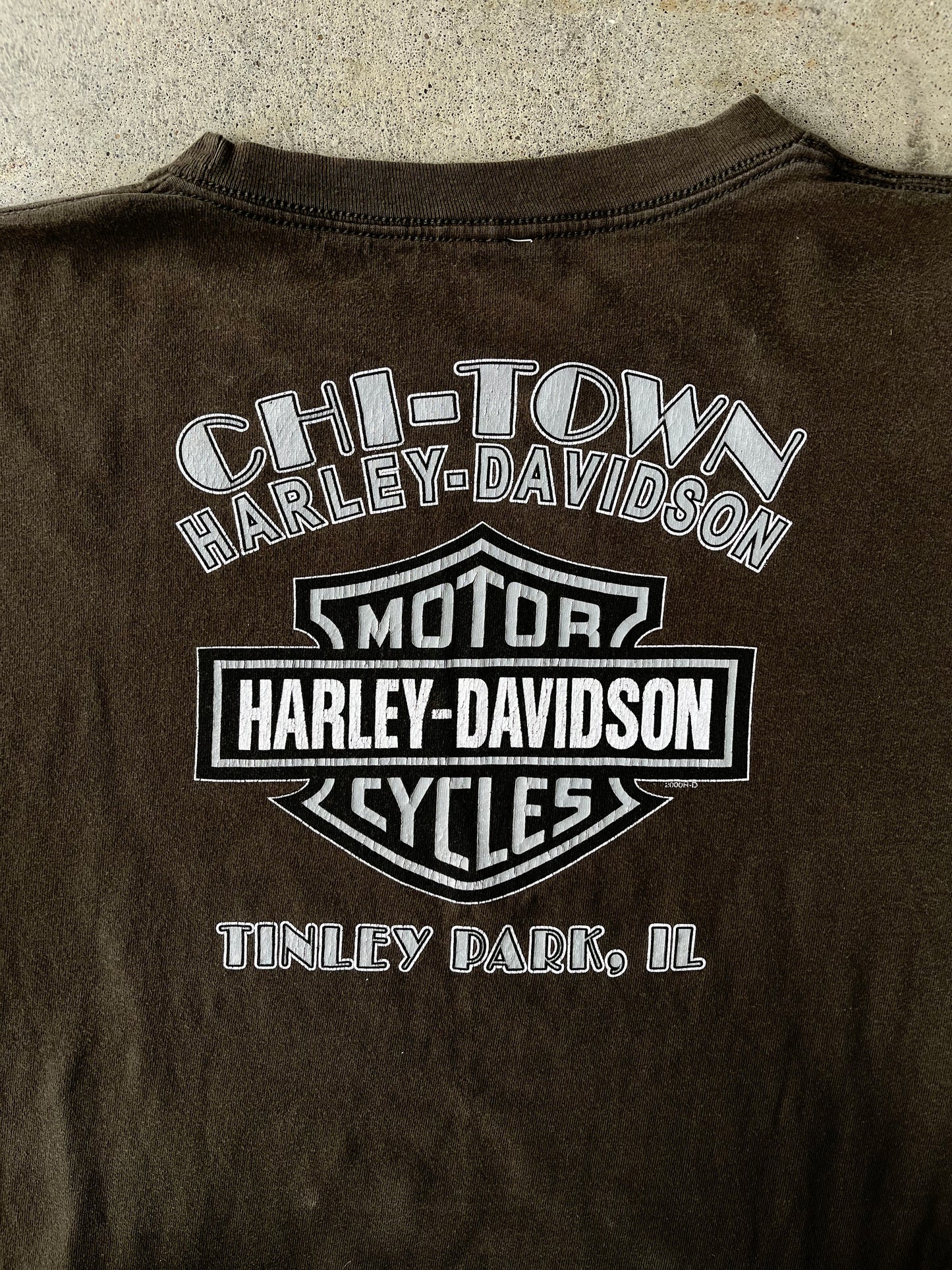 Vintage Harley Davidson Biker Tee - XL