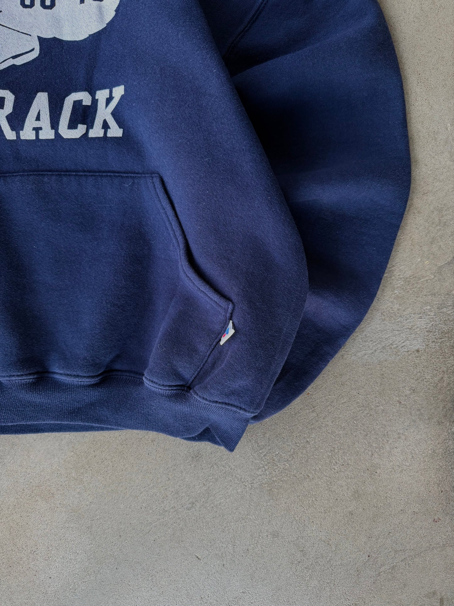 Vintage Russell Athletic Track Hoodie - S