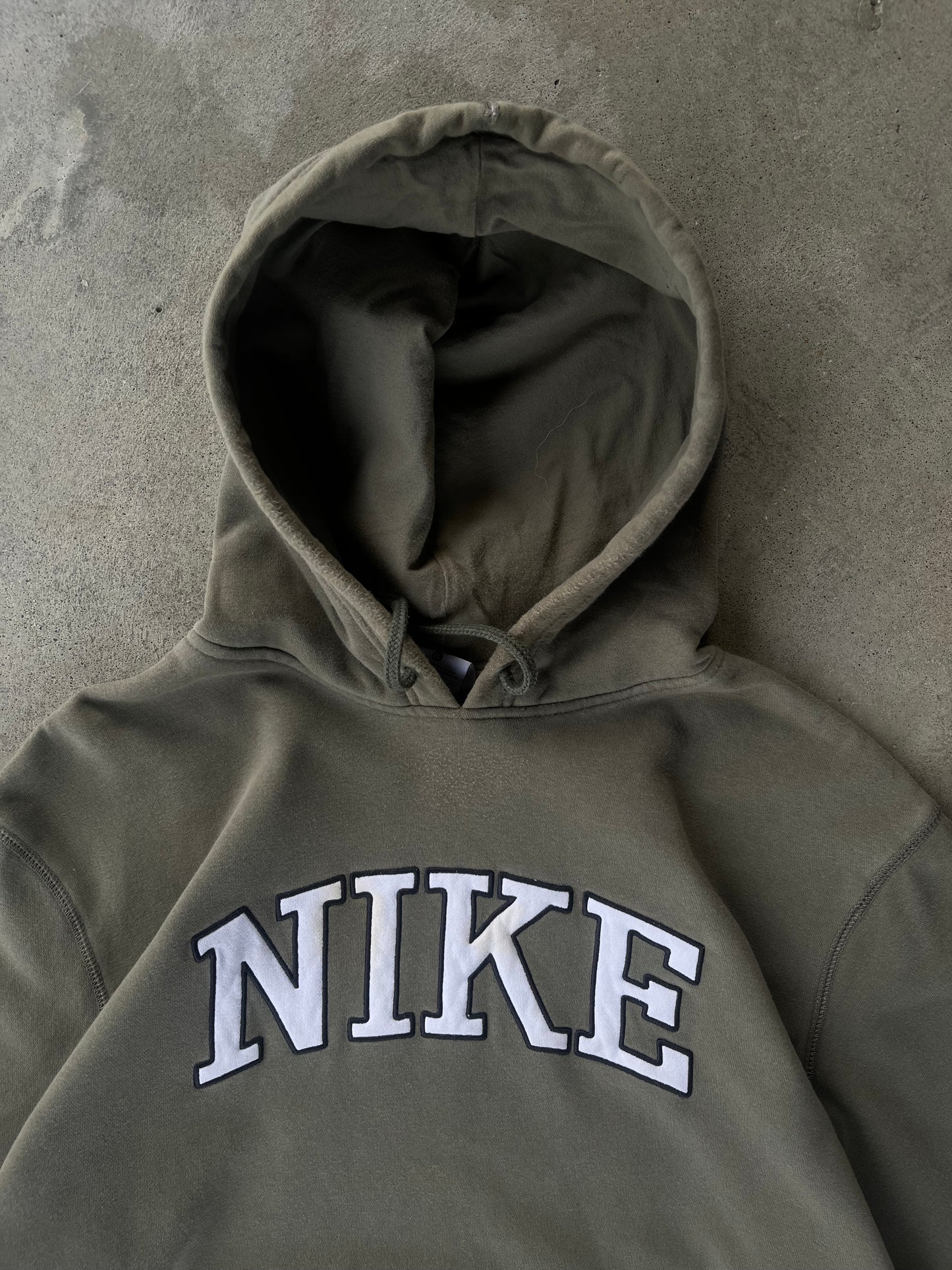 Vintage Nike Green Hoodie - XL