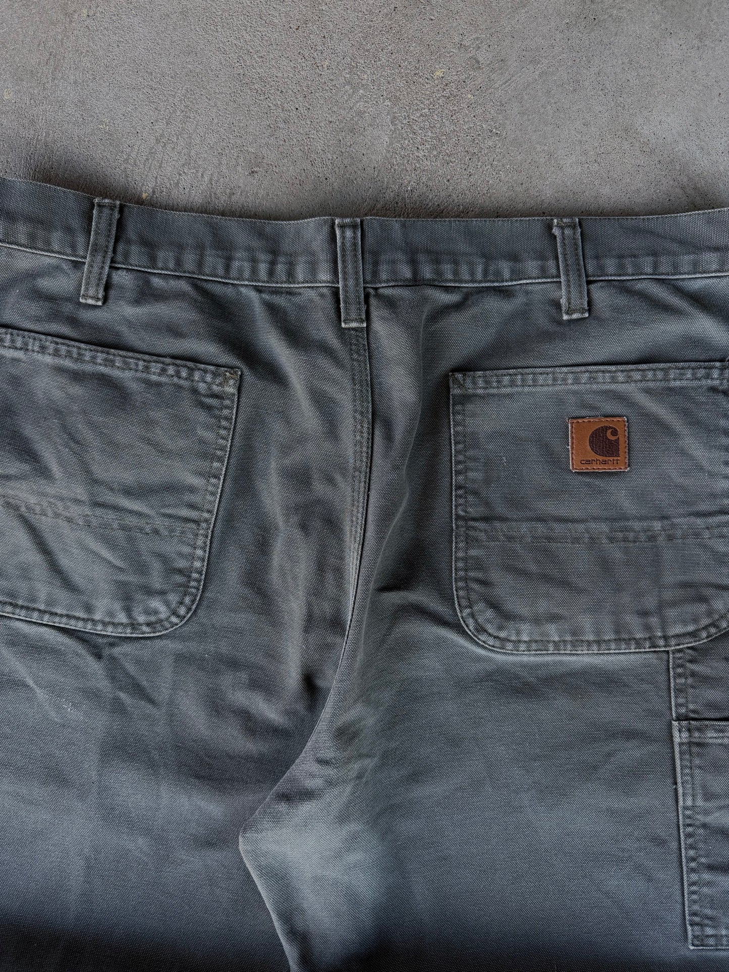 Vintage Faded Distressed Green Carhartt Pants - 36x32