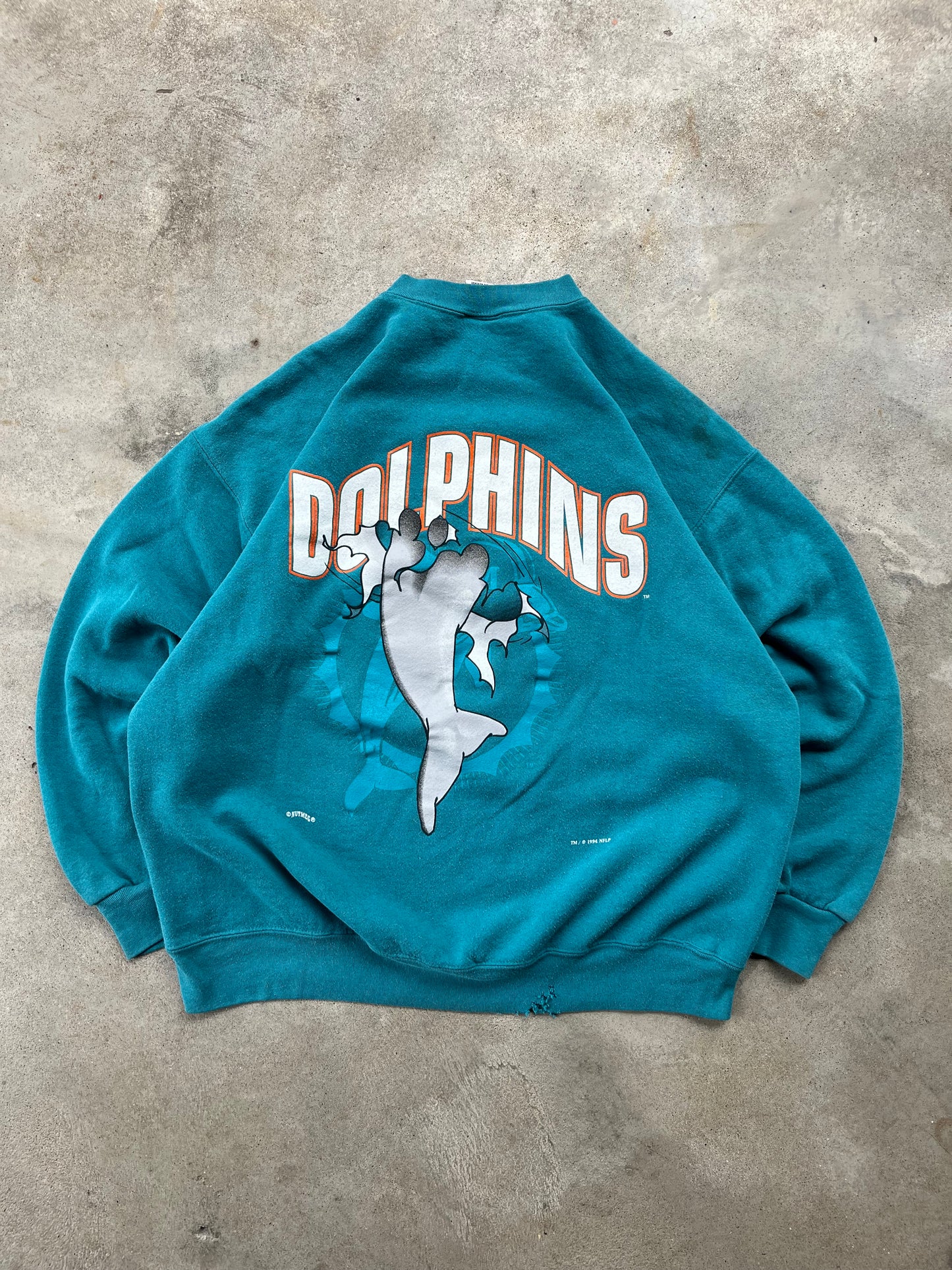 XL - Vintage Miami Dolphins Crewneck