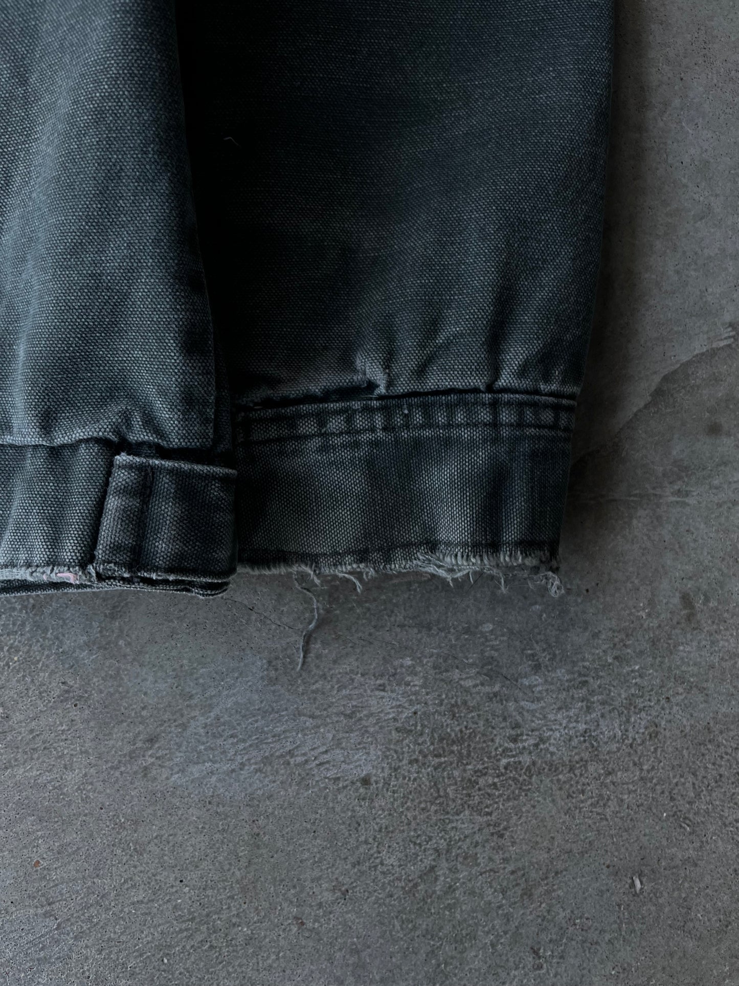 Vintage Faded Green KEY Carhartt Detroit Style Jacket - L