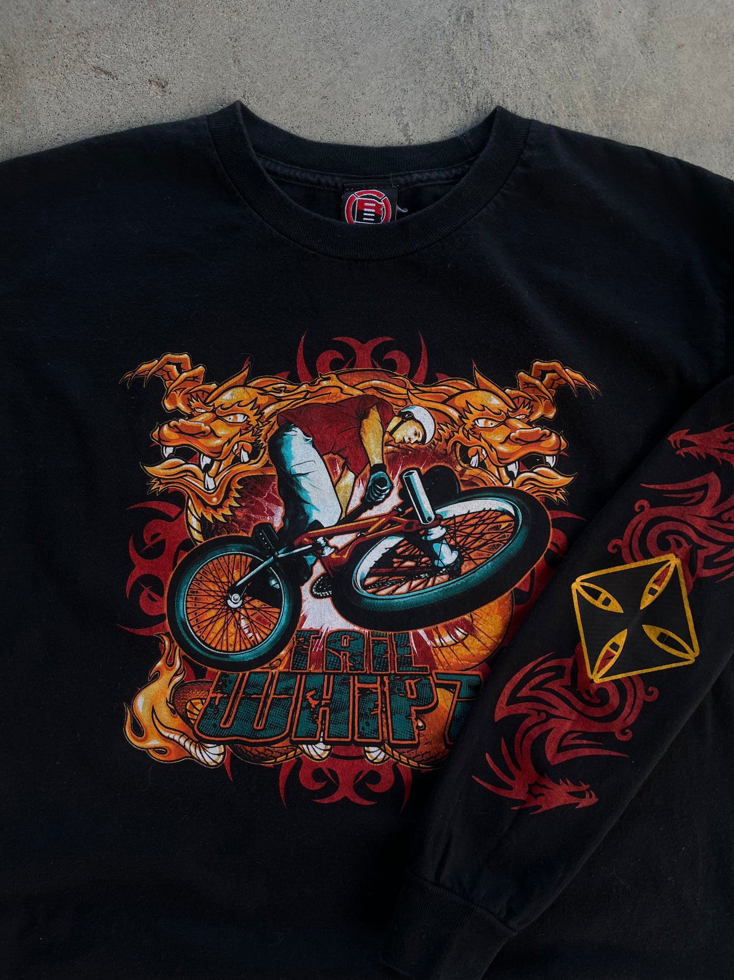 Vintage BMX Biker Long Sleeve - M