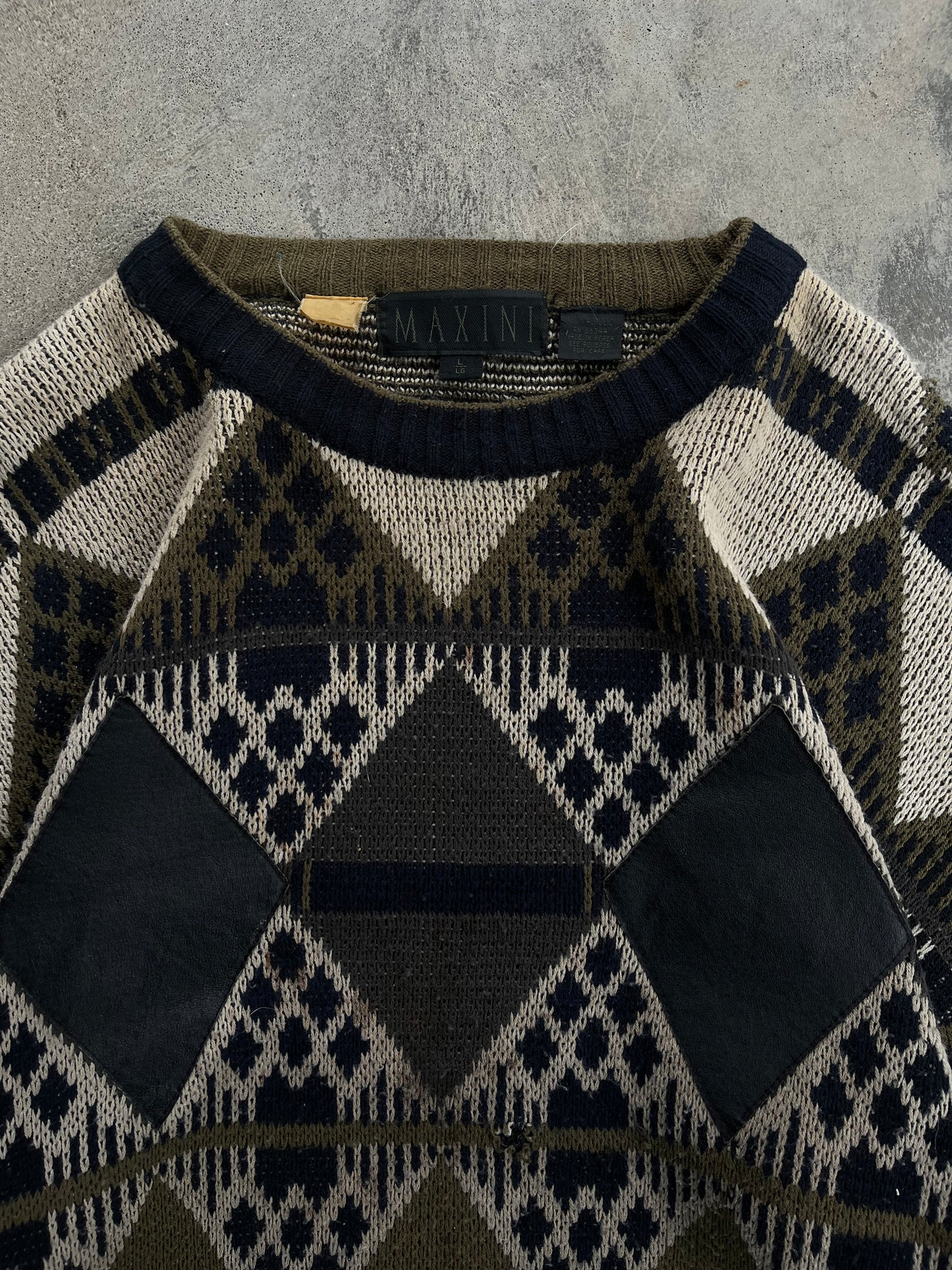 Vintage Maxini Knitted Sweater - L