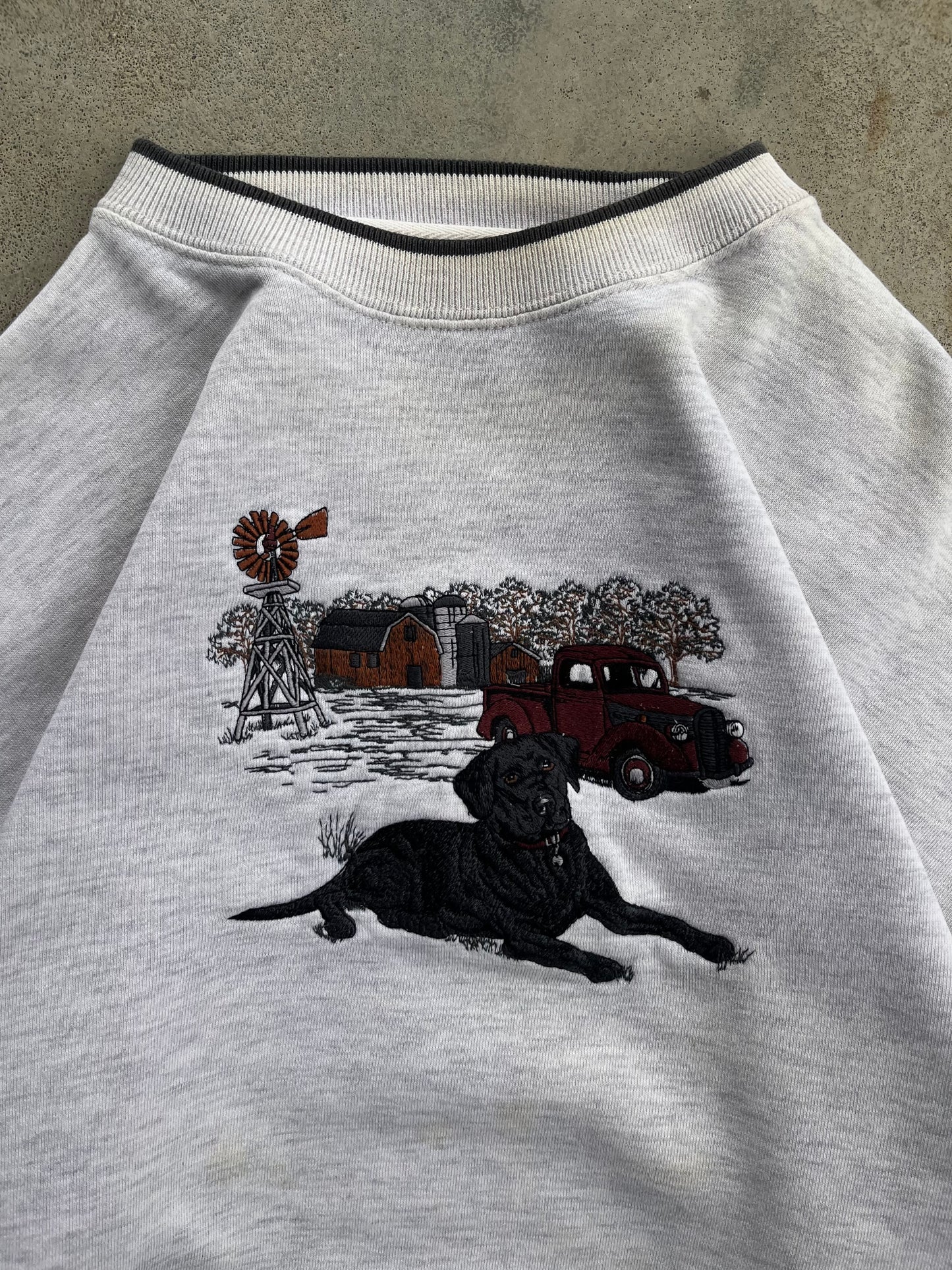 Vintage Dog Farm Nature Sweatshirt Crewneck - L