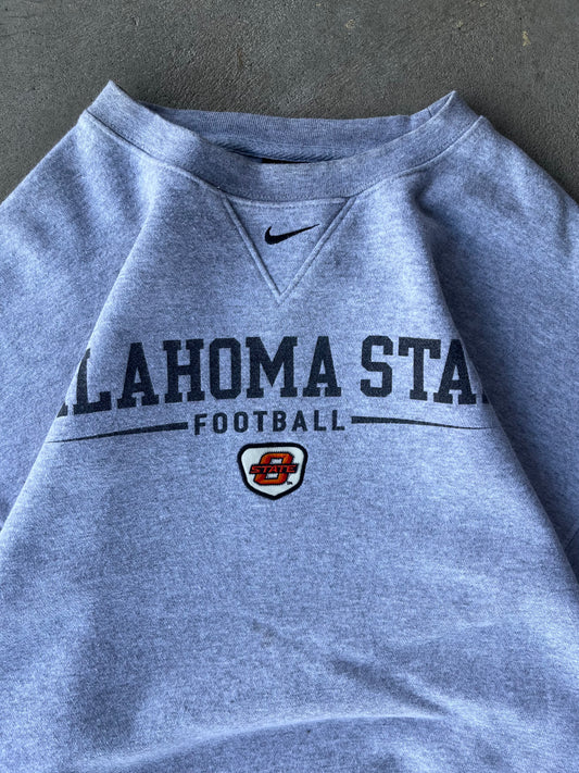 Vintage Oklahoma State University Nike Center Swoosh Hoodie - XL