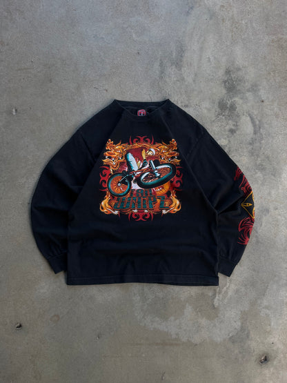 Vintage BMX Biker Long Sleeve - M