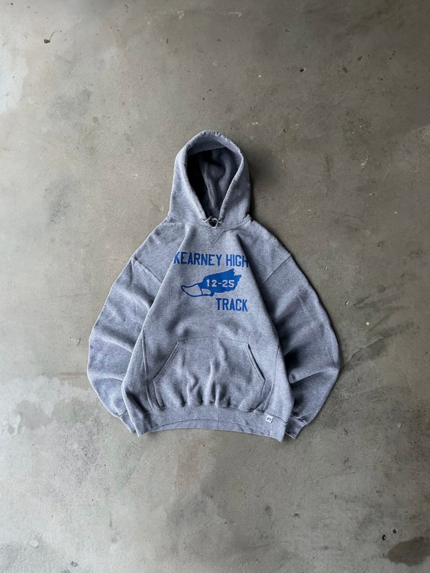 Vintage Russell Athletic Track Hoodie - XL