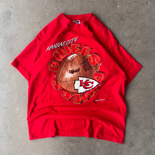 L - Vintage Kansas City Chiefs Fruit Of The Look Tee