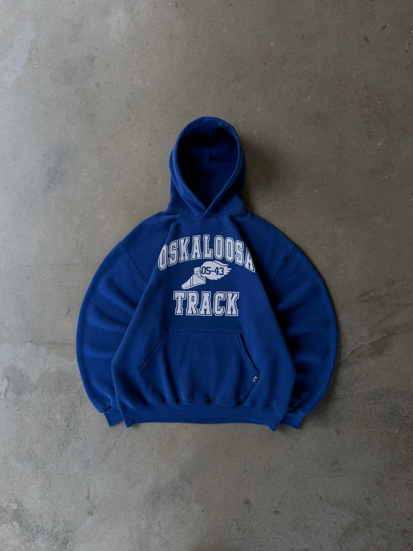 Vintage Russell Athletic Track Hoodie - L