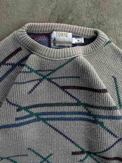 Vintage London Fog Knitted Sweater - M