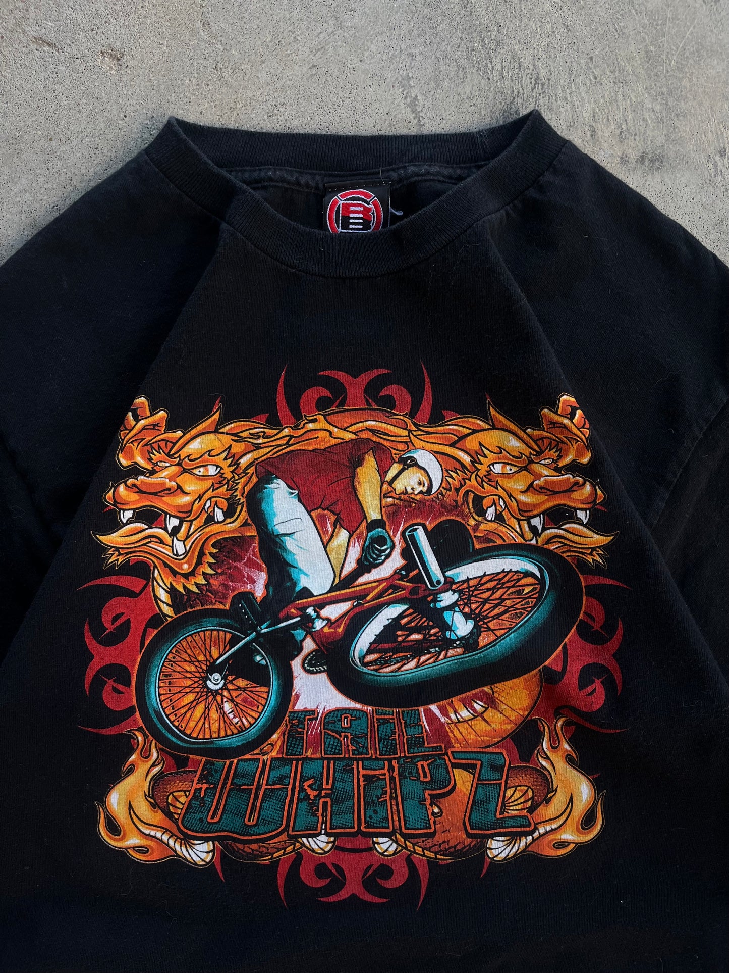 Vintage BMX Biker Long Sleeve - M
