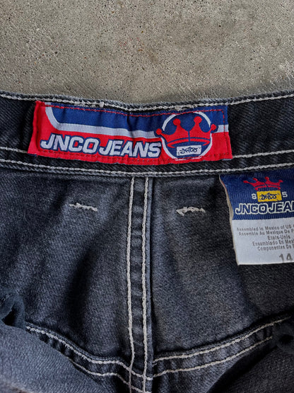 Vintage Rare JNCO Flaming Bulldog Jeans - 28
