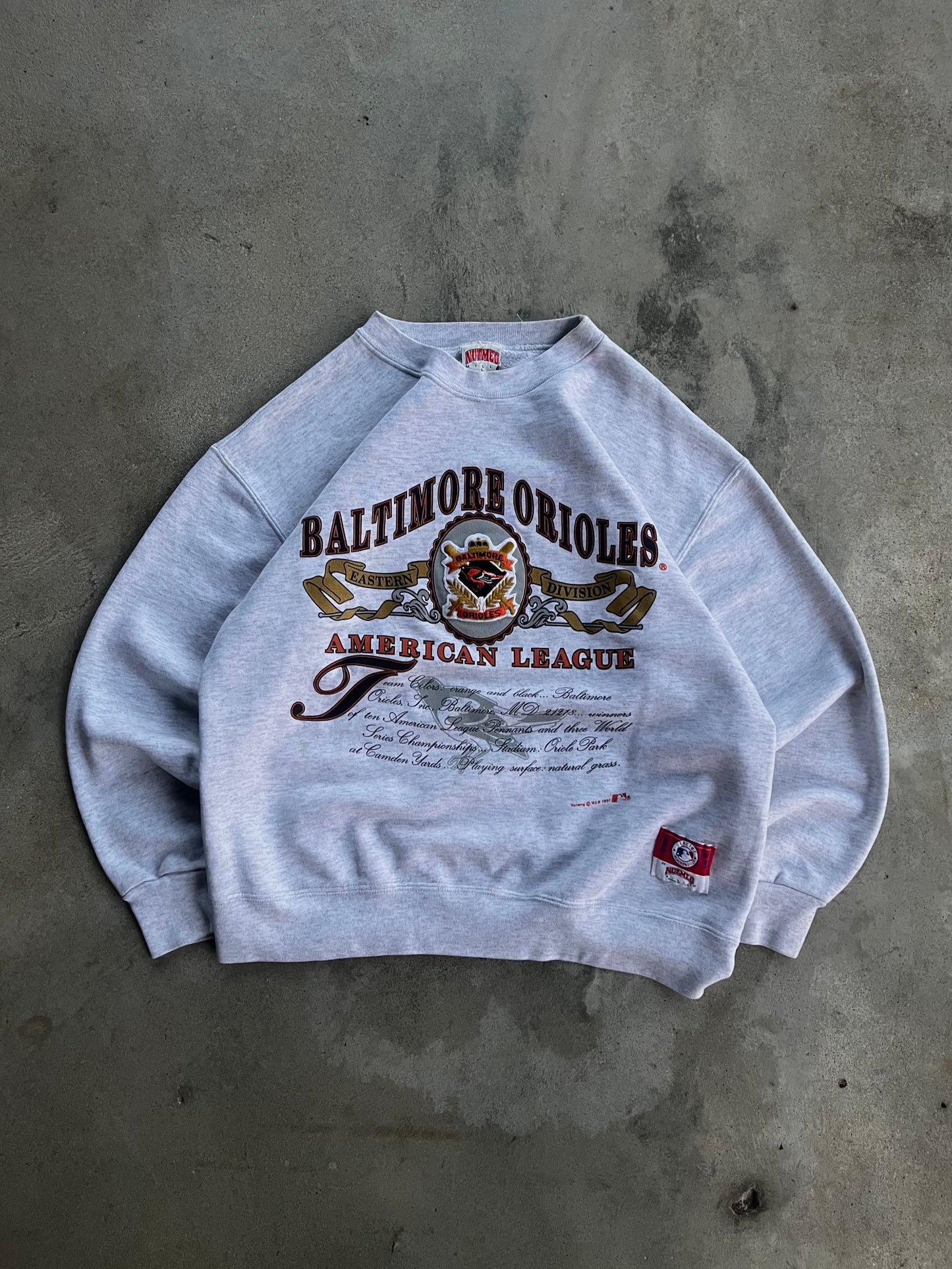 Vintage Baltimore Orioles Crewneck Sweatshirt - L