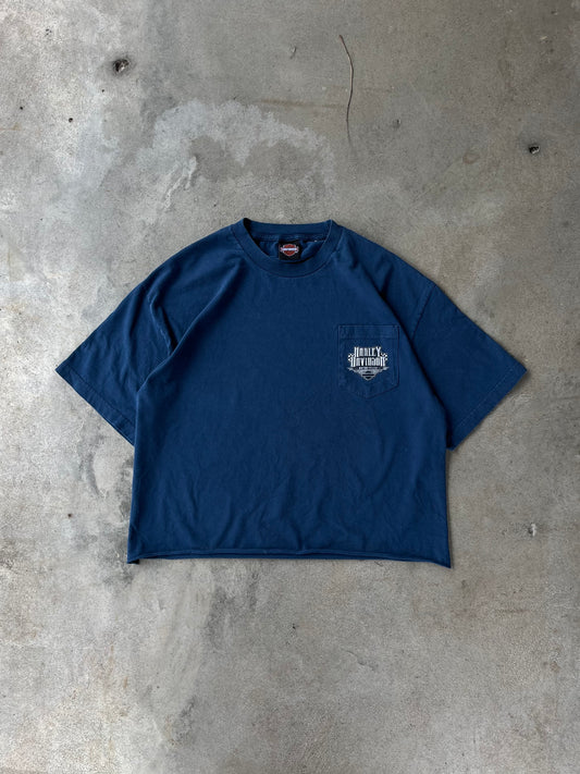 Vintage Harley Davidson Boxy Pocket Tee - XL