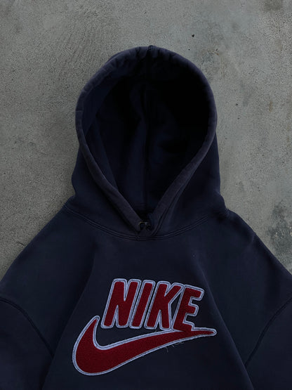 Vintage Nike Center Swoosh Hoodie - L