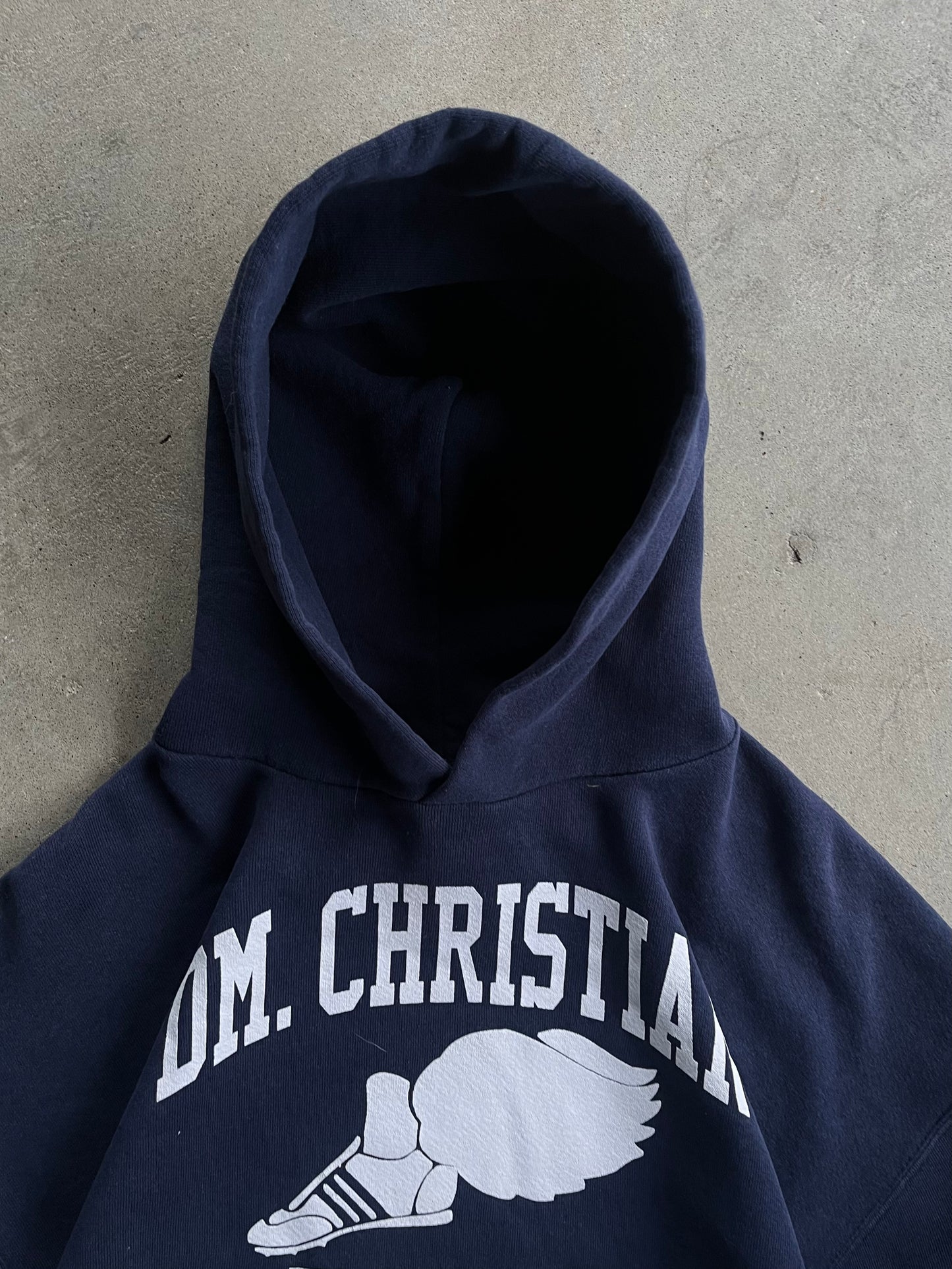 Vintage Russell Athletic Track Hoodie - L