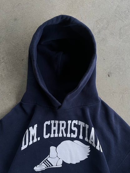 Vintage Russell Athletic Track Hoodie - L