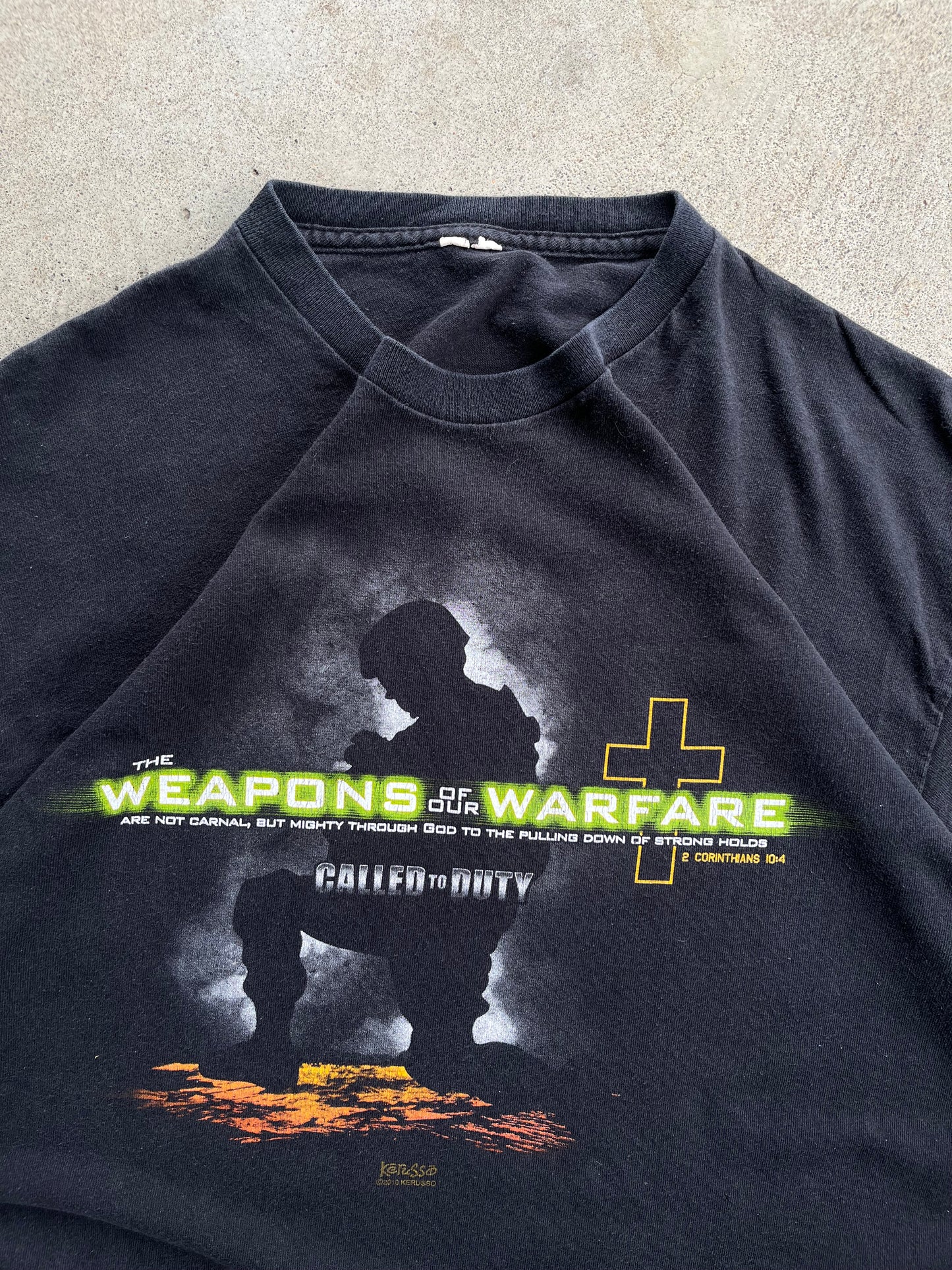 Vintage Call Of Duty Jesus Tee - L