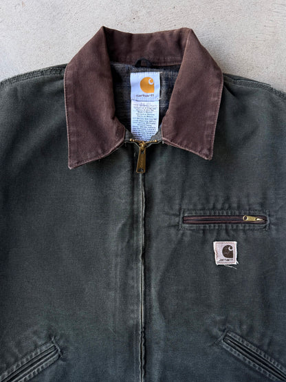 Vintage Green Carhartt Detroit Jacket - L