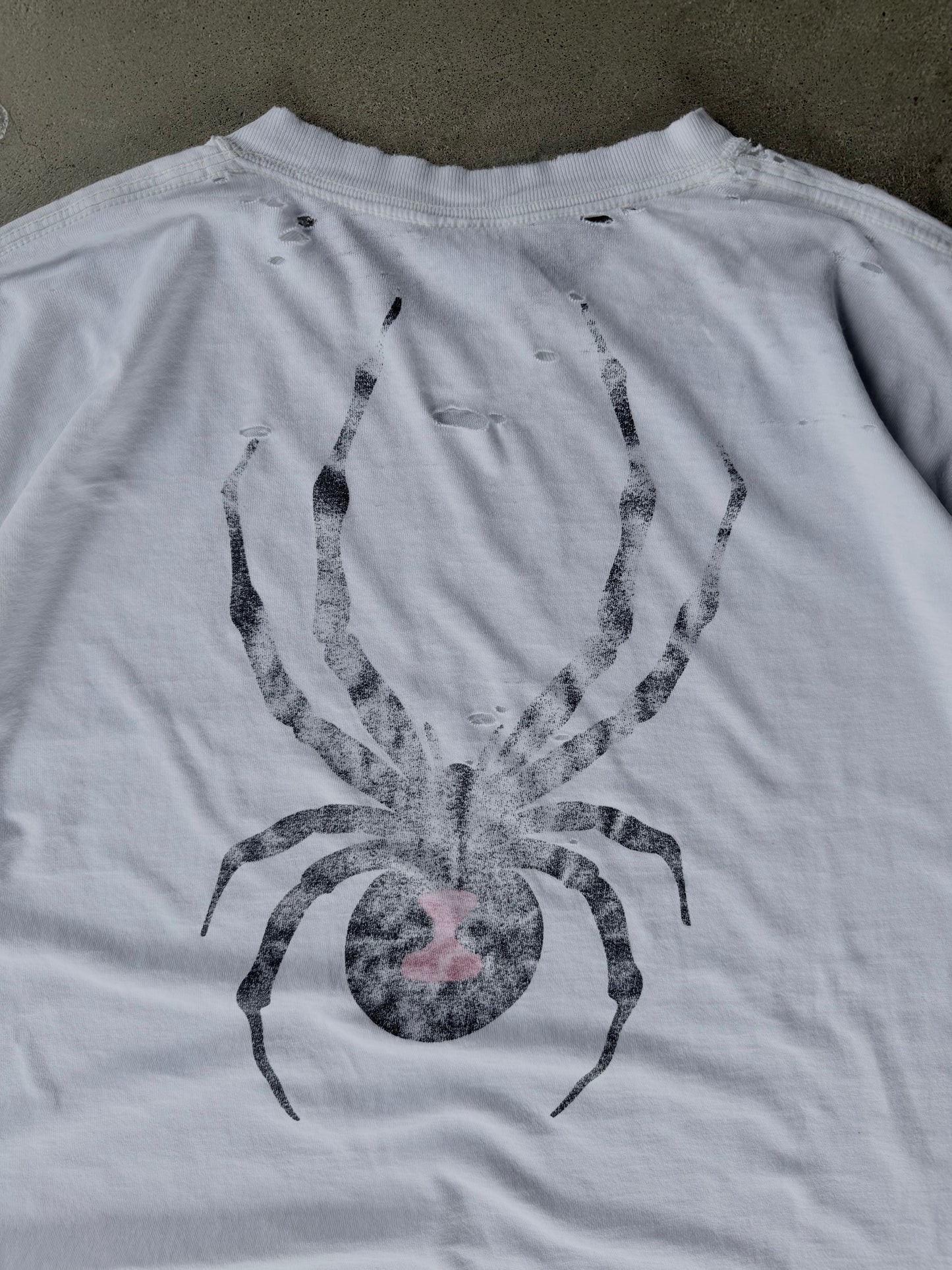 Vintage Distressed Molson Ice Spider Tee - XL