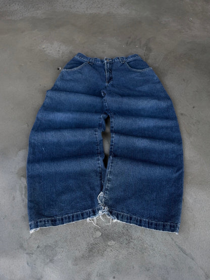 Vintage JNCO Flaming Tribal Baggy Jeans - 34