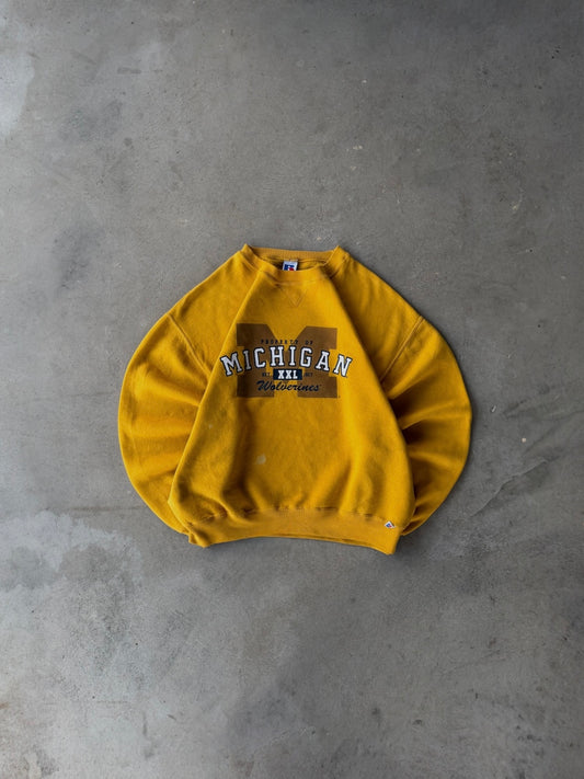 Vintage University of Michigan Russell Crewneck Sweatshirt - L