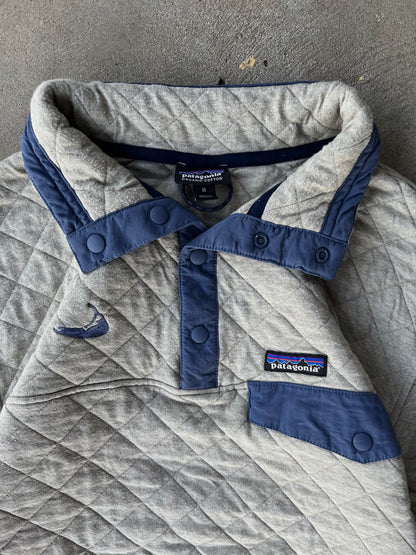 Vintage Patagonia Organic Cotton Quilted Quarter Snap Jacket - M