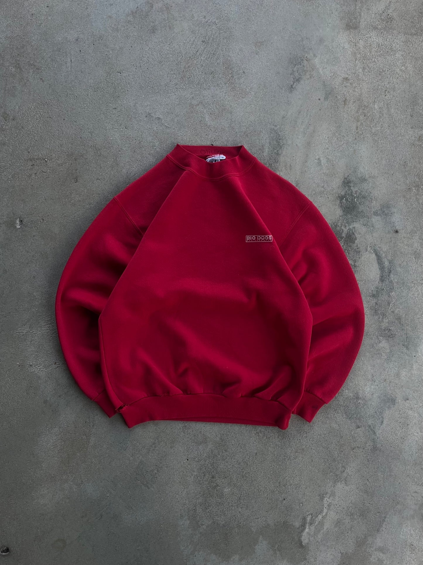Vintage Red Big Dogs Sweatshirt Crewneck - M