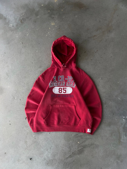 Vintage Distressed American Eagle Department Of Athletics Hoodie - L