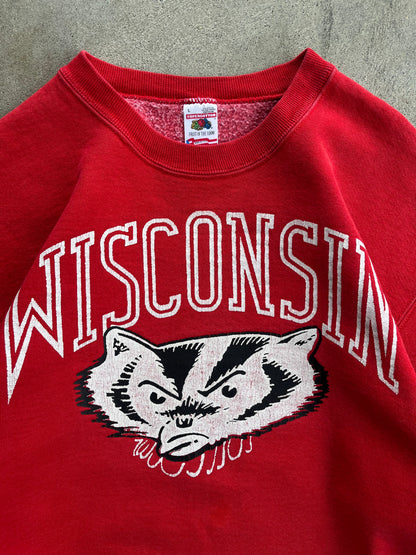 Vintage Wisconsin Badgers Crewneck Sweatshirt - L