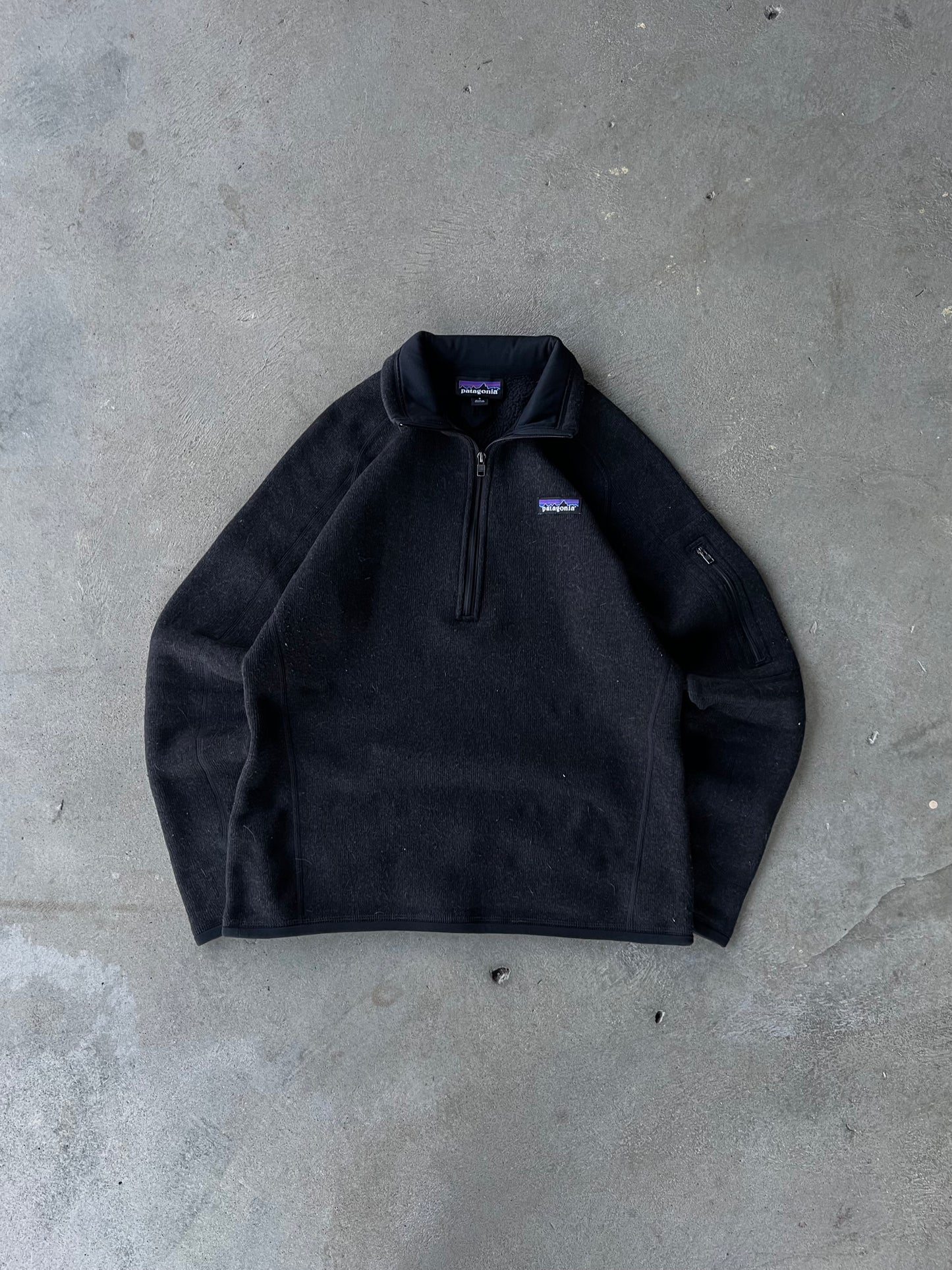 Vintage Patagonia Quarter Zip Fleece Jacket - S