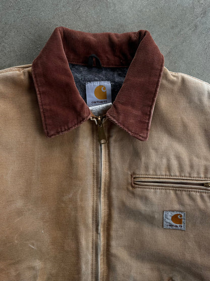 Vintage Faded Distressed Carhartt Detroit Jacket - M