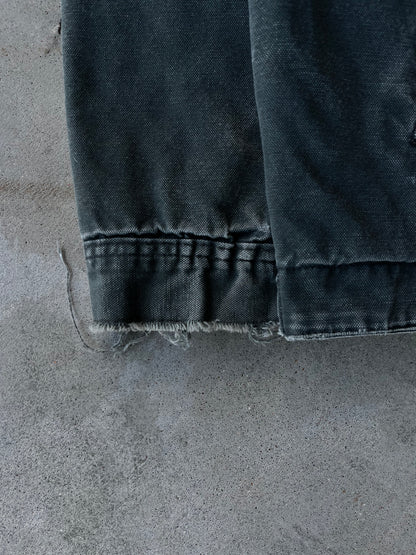 Vintage Faded Green KEY Carhartt Detroit Style Jacket - L