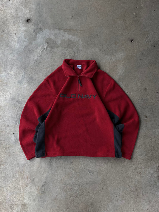 Vintage Old Navy Fleece Quarter Zip - L