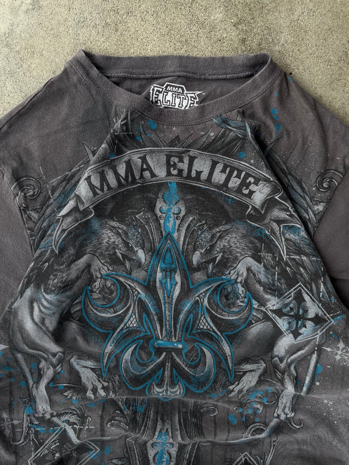 Vintage Y2K MMA Elite Thermal Long Sleeve - L