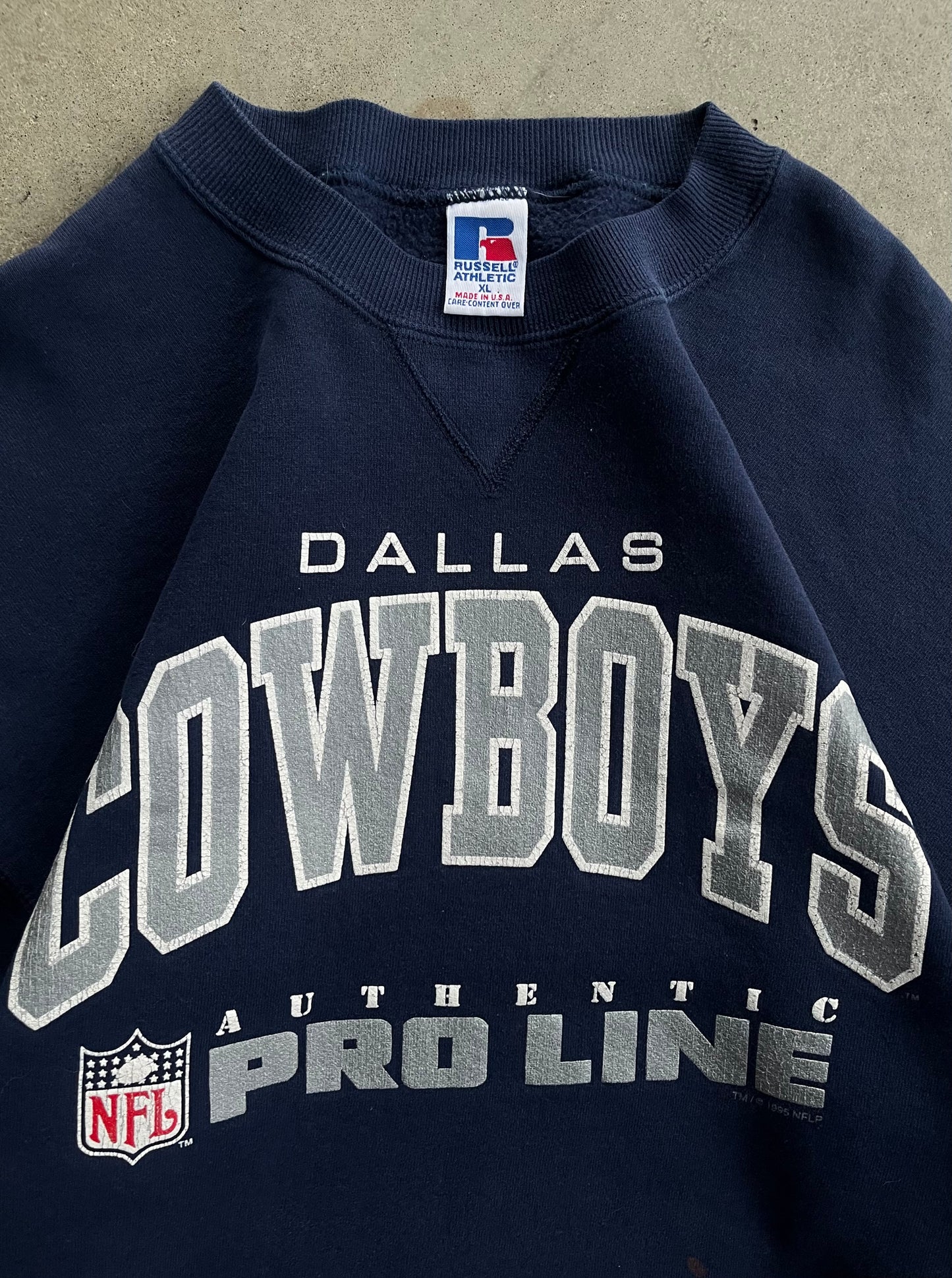 Vintage Russell Athletic Dallas Cowboys Sweatshirt Crewneck - XL