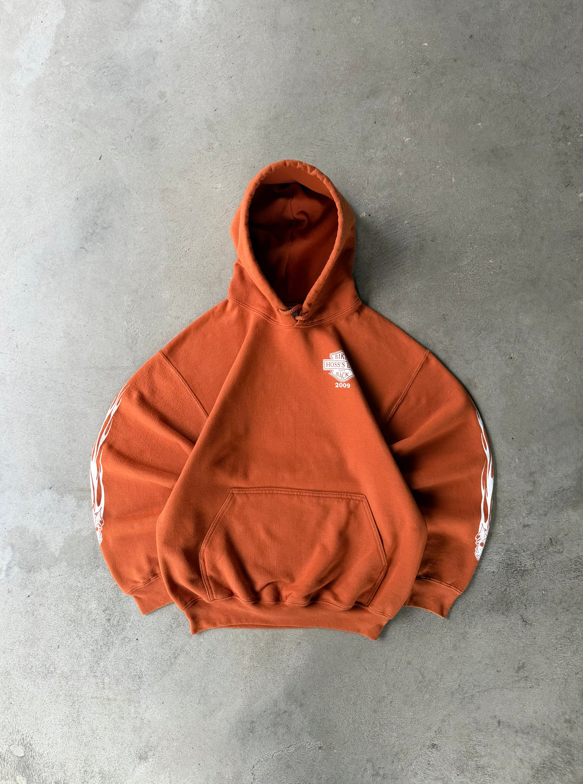 Vintage Harley Davidson Style Hoodie - M