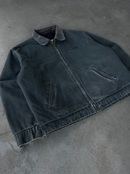 Vintage Faded Green KEY Carhartt Detroit Style Jacket - L