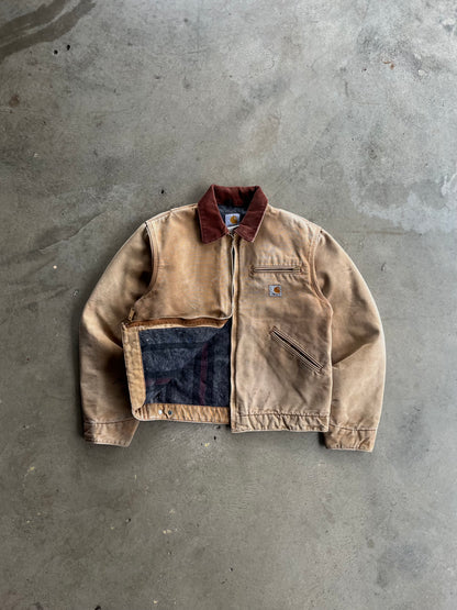 Vintage Faded Distressed Carhartt Detroit Jacket - M