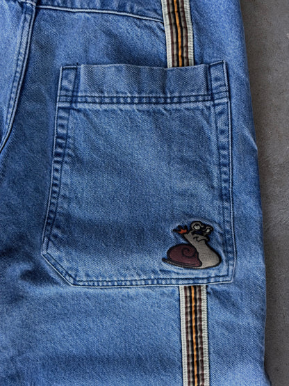 Vintage Rare JNCO Slugs Baggy Jeans - 32x30