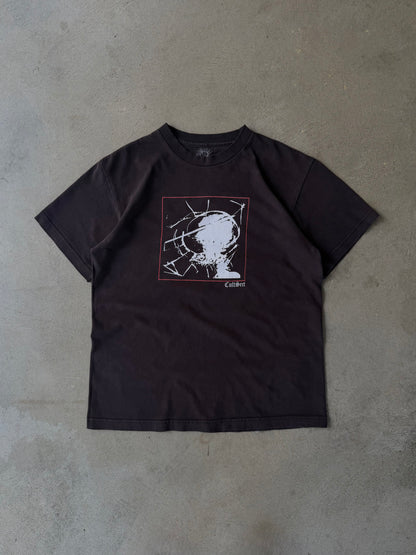 Vintage Faded Grunge Skull Tee CultSect - M