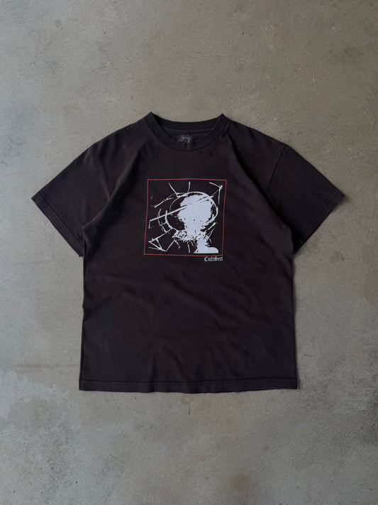 Vintage Faded Grunge Skull Tee CultSect - M